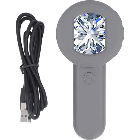 Microscope portatif avec 8 lumières LED, écran IPS de 2 pouces, loupe électronique numérique USB pour l'inspection des pièces de bijoux (1/5)