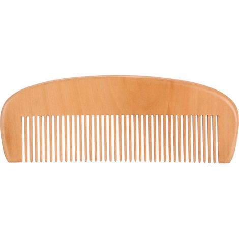 Kit peigne en bois pour barbe homme portable soin moustache et cheveux brosses forme outils (1/5)