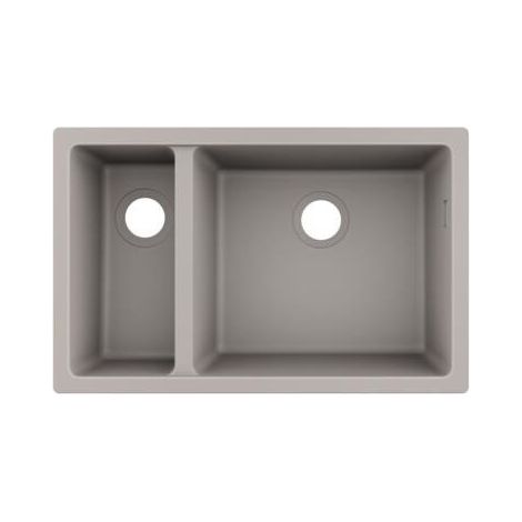 S510-U635 GS Evier à encastrer sous plan 180/450 gris béton