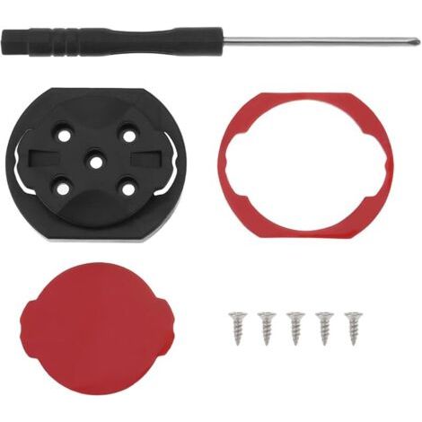 Pair 1 Adaptateur de Montage pour Ordinateur de Vélo Compatible avec Garmin Edge Series l'ordinateur de Vélo Compatible avec Garmin Languettes de Montage Cassées 3,3 X 2,8 Cm (1/5)