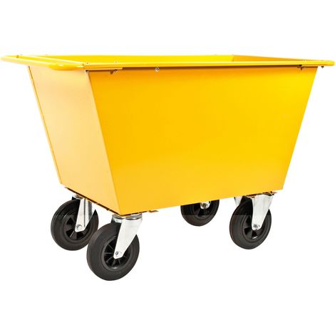 Kongamek Abfallwagen 1220x580x760mm mit Gummibereifung und 200l Volumen