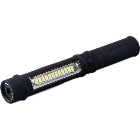COB LED pen flashlight with clip, ideal for inspection and work. (1/5)