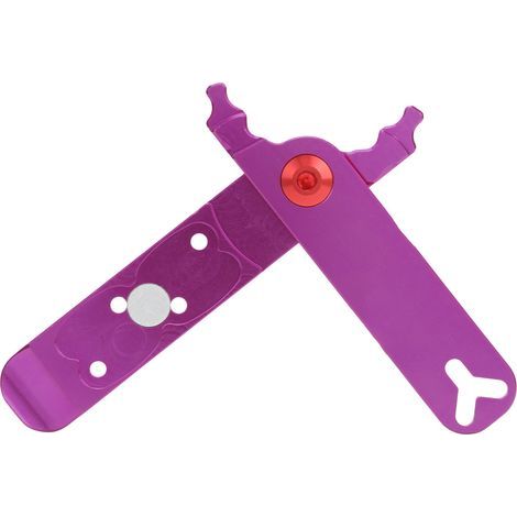 Pince à maillons de chaîne ZTTO pour vélo, outil de valve, démonte-pneu à dégagement rapide, outil de réparation de vélo violet (1/5)