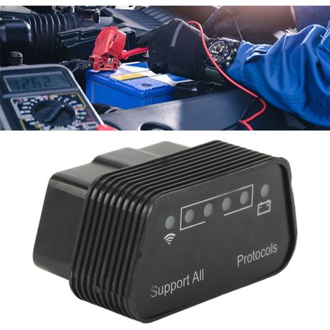 Outil de diagnostic automobile OBD2 Black Elm327 V1.5 avec Wi-Fi (1/5)