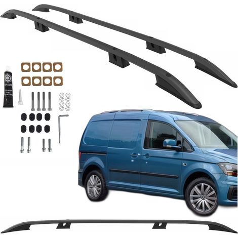 Barre portatutto VOLKSWAGEN CADDY FORD TRANSIT CONNECT LONG 2020- NERO