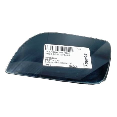 [PRODUIT D'OCCASION] Glace Retroviseur Exterieur G VOLKSWAGEN Polo 02-05 ♻️ Ref Oe. 6q0857521a - Garantie à vie (1/3)