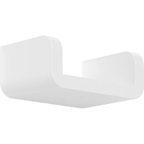 Étagère murale en plastique blanc pour ranger cosmétiques et objets décoratifs , idéale les salles d (1/5)
