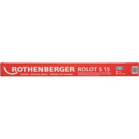 ROTHENBERGER ROLOT S15,selon ISO 17672, 2x2x500mm, 1kg - 40015 (1/3)