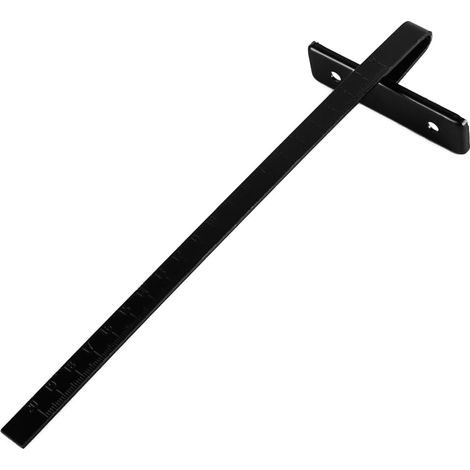 Règle de guidage de scie circulaire de 7 pouces, accessoire de jauge de profondeur pour scies circulaires électriques 24 x 8 cm avec échelle de mesure (1/5)