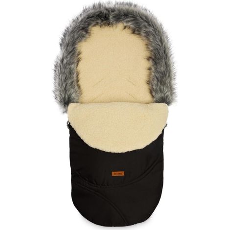 Saco de dormir esquimal negro/lana 100 x 46 (1/5)