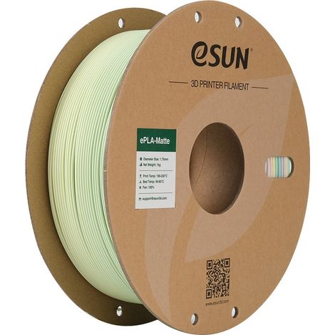 eSUN PLA-Matte Filament, 1.75mm, 1000g (Paper Spool) eSUN PLA-Matte Filament 1.75mm 1000g Rainbow A (1/3)