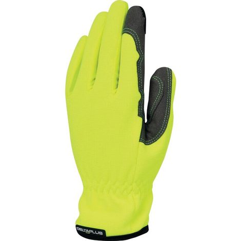 Gant Delta Plus Pe001 Jaune/gris Protection Polyvalente Et Confort - Delta Plus