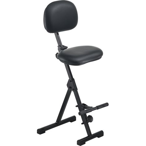 Assis-debout AF-SR-KL-AH Cuir synthétique Assise-H.540-900mm STA noir Pied pliable MEY (1/3)