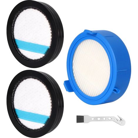 Pack de 4 prefiltros Hepa 140205154010 para aspiradora inalámbrica AEG 8000 / ASKW4 ESKW4 FX8 AZE156 - Recambios lavables - 3 filtros Hepa - 1 cepillo de limpieza - Número de serie (1/5)