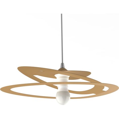 LUMICOM  DILATE Sospensione, 1X E27, max 42W, metallo, anodic gold, D.40cm