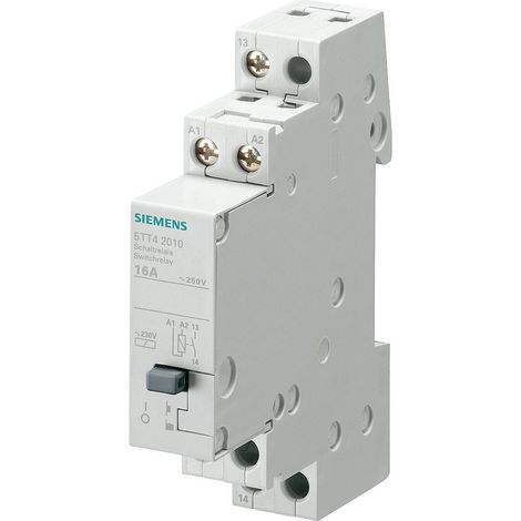 Siemens 5TT4201-0 Relè di commutazione Tensione nom.: 250 V Corrente di commut. max.: 16 A 1 NA 1 pz.