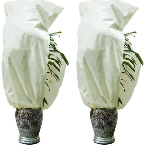 2 plant protection covers, 120 x 180 cm, windproof, cold-resistant, heat-resistant, and insect-proof. (1/2)