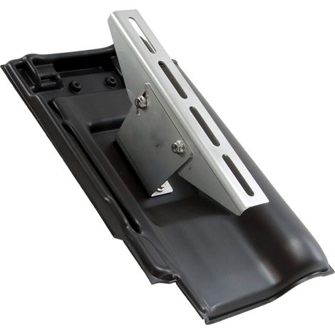 Solar Trägerpfanne in anthrazit geeignet für Braas Rubin 13V Tondachziegel (1/4)