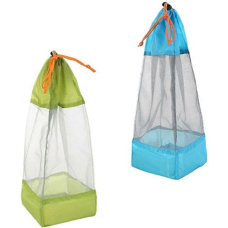 Sac de rangement pliable pour le camping et les sports de plein air, 18 x 12 x 1,5 cm, lot de 4. (1/5)