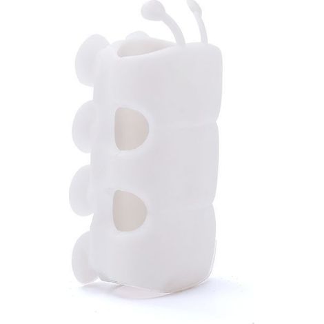 Support de pommeau de douche Support de douche réutilisable Ventouse mobile Forme de chenille (1/2)