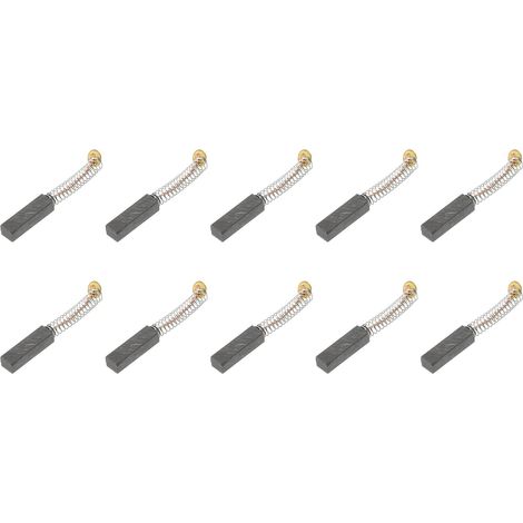 Carbone Brosses 20x6x5mm pour Électrique Moteurs Alimentation Outil Meuleuse Angulaire Table Scie Rechange Pièce Réparation, 10 Paquet (1/5)