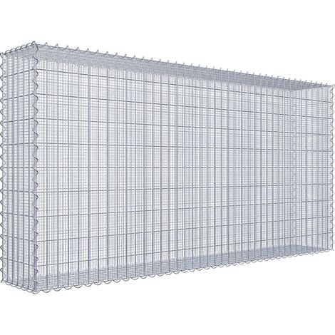 Gabiondeco - Gabion à mailles très fines pour gravillon 200 cm x 100 cm x 30 cm (L x H x P). maille 5 x 10 cm. spirale - Made in Germany (1/3)