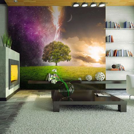 Papier peint arbre magique - 250 x 193 cm (1/4)