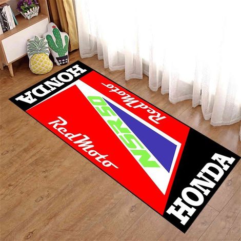 HSS-Tapis de moto, tapis antidérapant pour canapé et table basse de salon, résistant aux taches et facile à nettoyer - 60200cm (surface en polaire douce pour la peau)