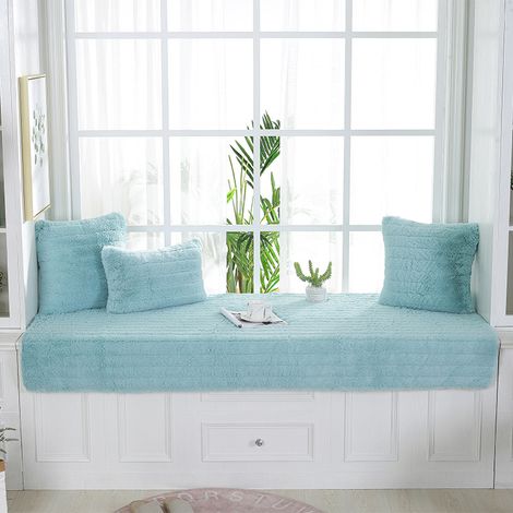 Filiyano-Coussin de rebord de fenêtre pour balcon, housse de rebord de fenêtre universelle pour toutes les saisons, coussin moelleux pour la (1/5)