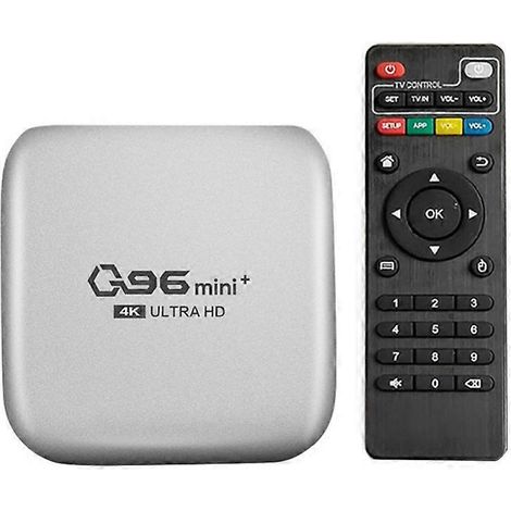 Q96 Mini Plus TV, boîtier 5G + décodeur Wi-Fi intelligent pour TV, Amlogic Box S905W 4 cœurs 64 bits 4 Go + 32 Go, kit lecteur multimédia Wi-Fi, prise européenne. (1/5)