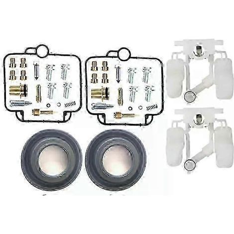 Kit de réparation de carburateur pour moto Suzuki DR750 DR750S 1988-1989 (diaphragme du piston du flotteur du système d'alimentation). (1/2)