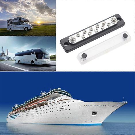 Borne de jonction électrique à 10 bornes, 150 A, accessoires pour yachts (1/4)