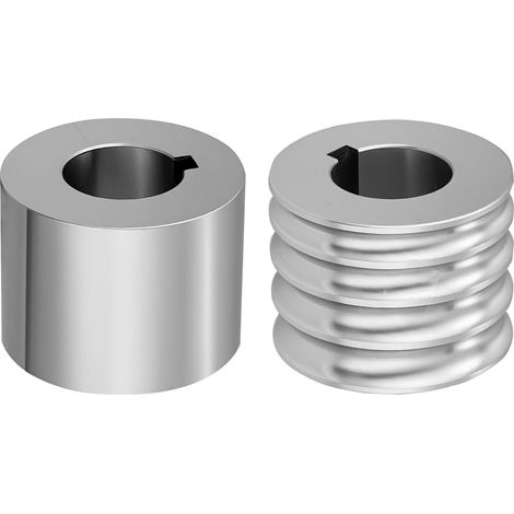 Mophorn 2 rodillos de repuesto para máquina laminadora de joyería, compatibles con 4 tamaños. Accesorios ideales para crear anillos. Incluye 1 rodillo plano y 1 semicircular de 6/7/8/9 mm. (1/5)