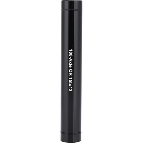 15-mm-auf-12-mm-Steckachsenadapter für Fahrräder, mit Schnellspannbolzen, schwarz (1/4)
