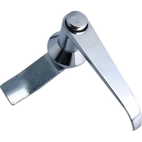 Poignée de porte d'armoire verrouillable - Remplacement par une poignée robuste à came pour armoires de commande (type bouton) (1/3)