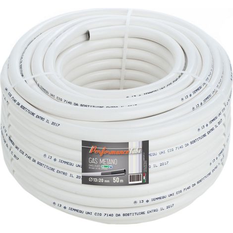 TUBO GAS METANO 13X19,7MM MT.50 TECNOTEX (1/2)