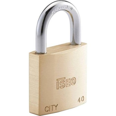 ISEO P700 LUCCHETTO CITY ARCO KA 40MM OTTONE
