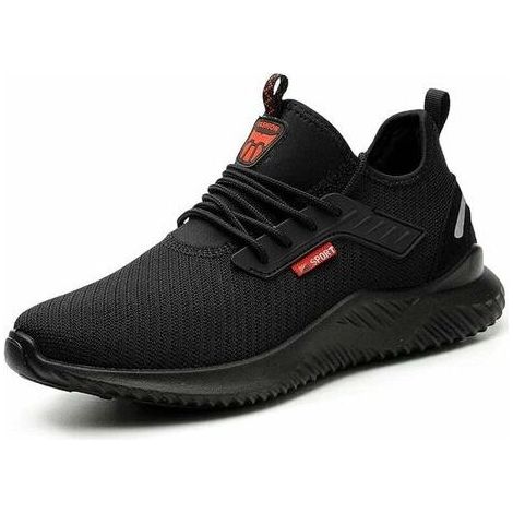 Chaussures de travail légères respirantes Embout acier Semelle antidérapante Pour chantiers et environnements difficiles Pointure 43 (1/5)