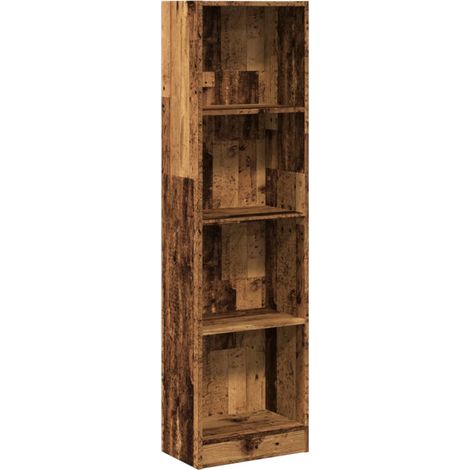Estantería madera de ingeniería color envejecido 40x24x176 cm vidaXL