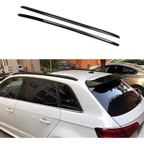High Flying for A3 8V Hatchback Sportback 2012-2018 Black Roof Racks Roof Bar Decoration Molding Trim Exterior Auto Accessories 2pcs (1/5)