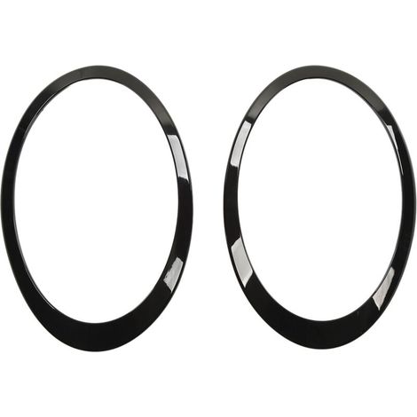 Zoternen 2 pièces de capot de bordure de phare noir brillant moulé pour Cooper Clubman F54 S JCW 2015 – 2022 (1/5)