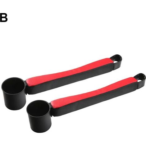 (Rouge) Lot de 2 boîtes de rangement pour siège auto avec porte-gobelet et porte-monnaie, compartiment pour portefeuille et téléphone. (1/5)