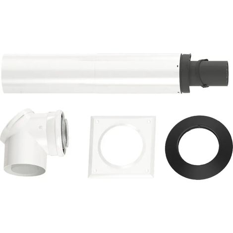 Bosch Accesorio evacuación gases FC-Set80-C13x Paquete básico horizontal d:80/125mm, 7738112574