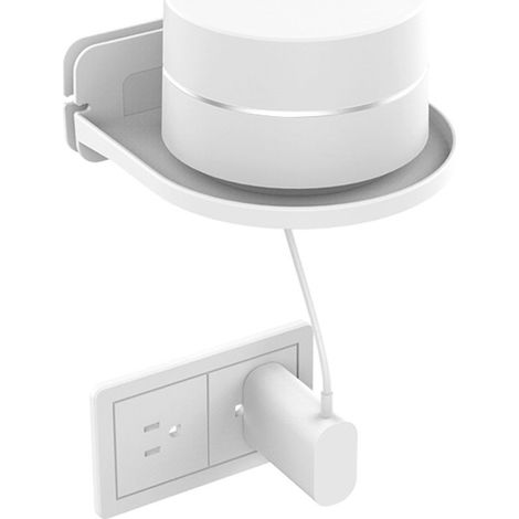 (Weiß) Universelle Wandhalterung für Google Home Mini, Google WiFi, Sonos, Lautsprecher, Smart Speaker und Kabelorganisator (1/5)