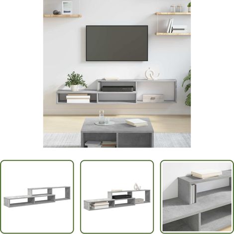 Holzwerkstoff - WandTVStand 150x25x28,5cm Holzwerkstoff (1/5)