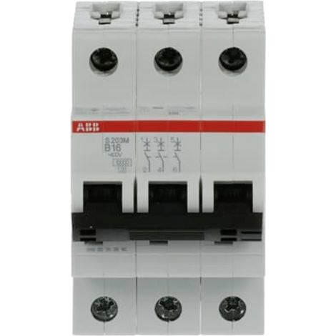 ABB Stotz S&J Sicherungsautomat 10kA 16A B 3p S203M-B16