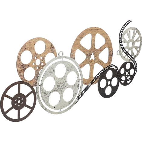 Vintage Hängende Wanddekoration aus Eisen filigran und