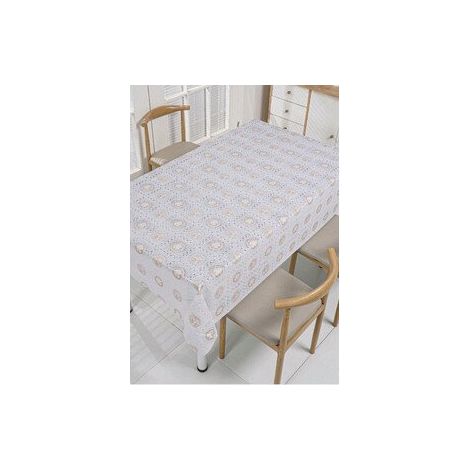TOVAGLIATO RICAMATO BEIGE CC2417 H 140