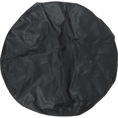 Funda impermeable de PVC y cuero para neumáticos de 15 pulgadas, resistente al desgaste, color negro, para la rueda de repuesto de la mayoría de los coches. (1/5)