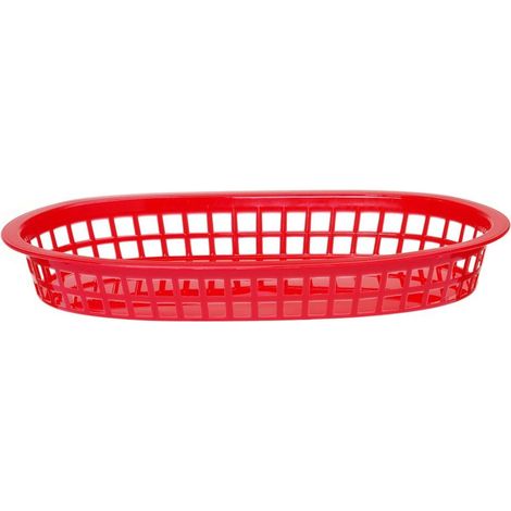Cestino ovale rosso per il pane 6 pezzi - Hendi 426319 (1/5)